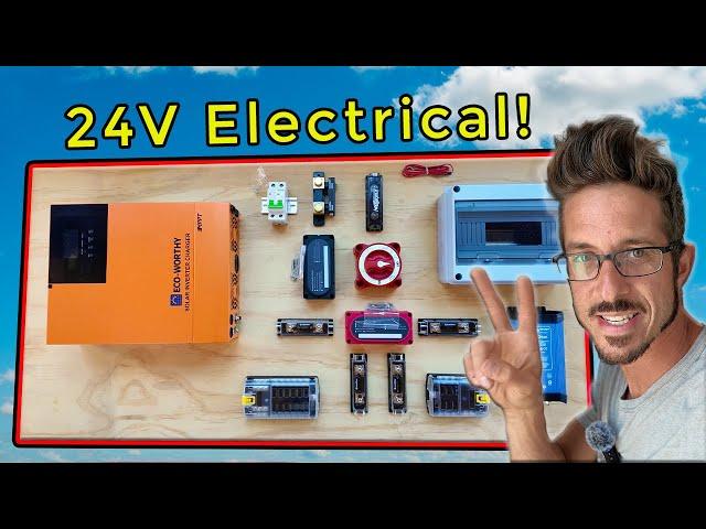 24v Van Life Electrical | Install a simple all in one inverter system