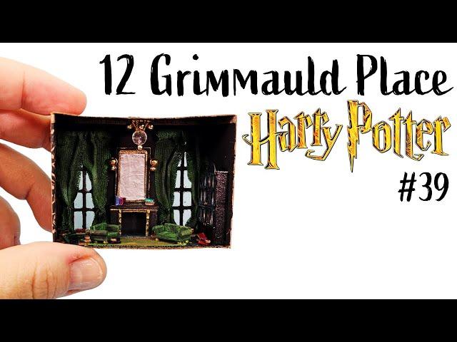 Grimmauld Place | a Harry Potter Matchbox diorama | Harry potter miniature