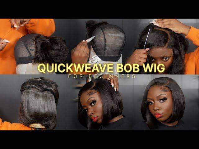 Quickweave Bob Wig | EASY TO FOLLOW TUTORIAL | Young Africana