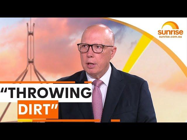 Peter Dutton addresses the Labor Party's accusations | Sunrise