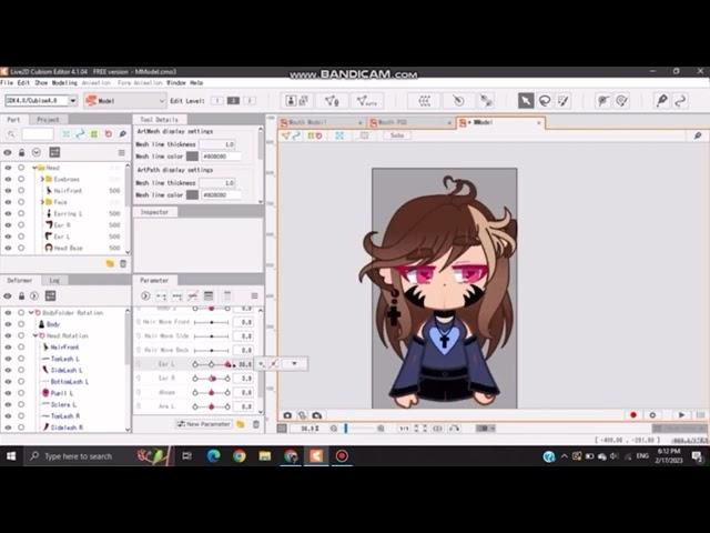 Showing Models in Live2D