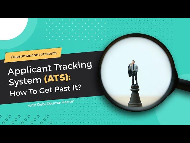 Applicant Tracking System: How To Get Past It | Resume Keyword Optimization