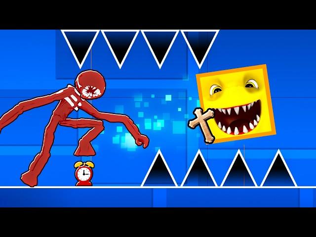 DOORS Every Level But It's GEOMETRY DASH