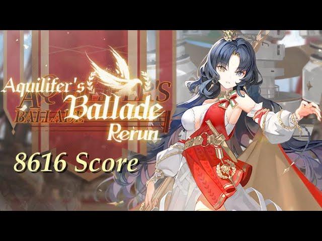 Azur Lane EX - Aquilifer's Ballade Rerun | 8616 Score