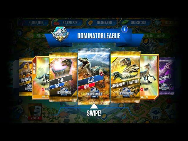 BETA TOURNAMENT BLUE PACK BIG DINOSAURS BATTLE (JURASSIC WORLD)