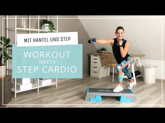 Workout meets Cardio - auf dem Stepper - mit Kurzhantel // mit Warm up + Cool Down // 13.11.20