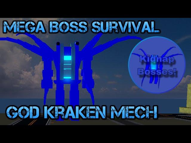 How to get God Kraken Mech in Mega Boss Survival! (Roblox)