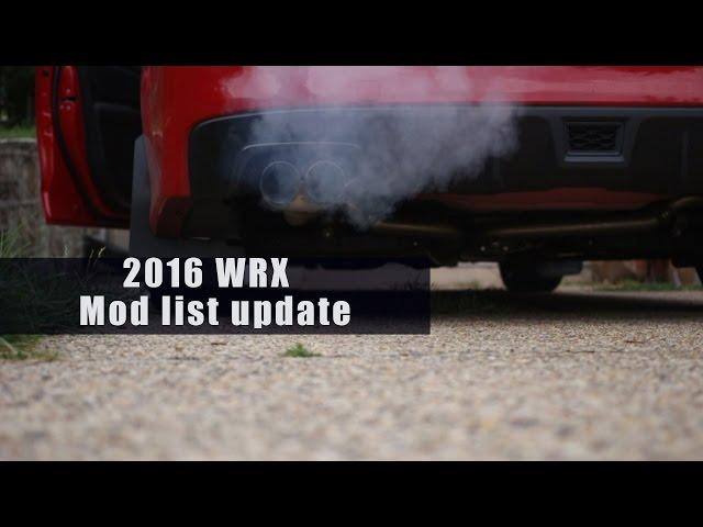 The Red Rex: 2016 WRX update with sound