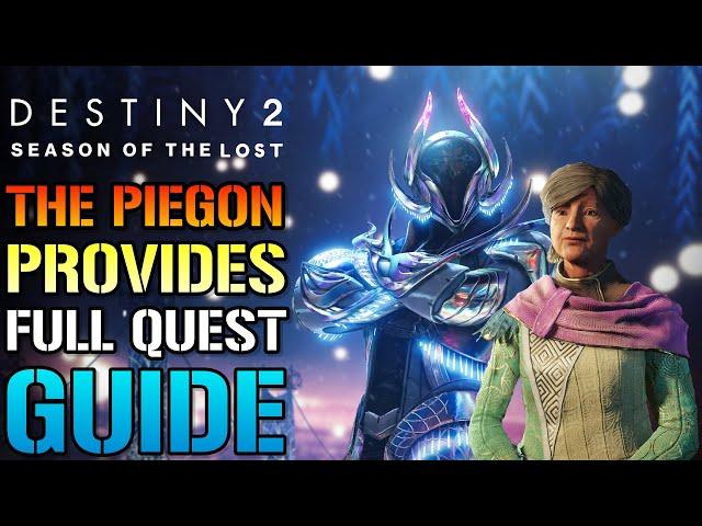 Destiny 2: The Piegon Provides FULL Quest Guide! How To Get The ZEPHYR Sword (The Dawning 2021)