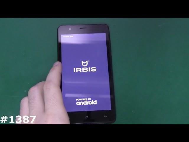 Firmware, Unlocking FRP Account and Hard Reset Irbis SP510