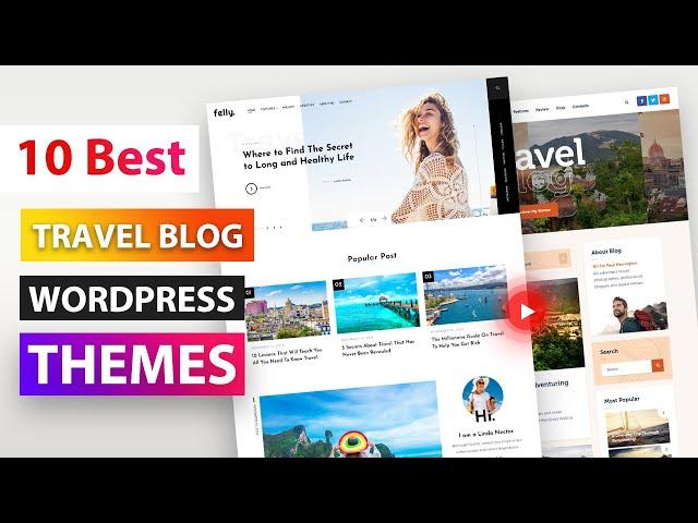 Best WordPress Themes for Travel Blogs 2022 | Top 10 WordPress Themes for Blog or Agency | Listerr