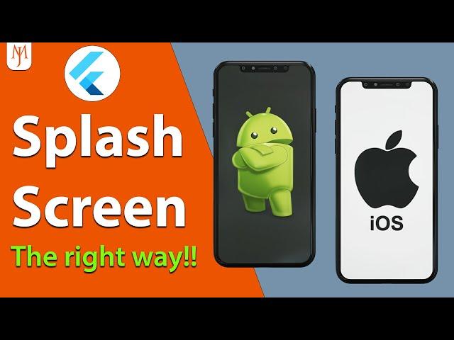 Flutter Tutorial - Native Splash Screen [2022] Real Splash Screen
