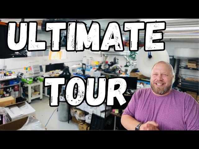 Ultimate Workshop Tour: In Depth Look at My Laser & Embroidery Machines