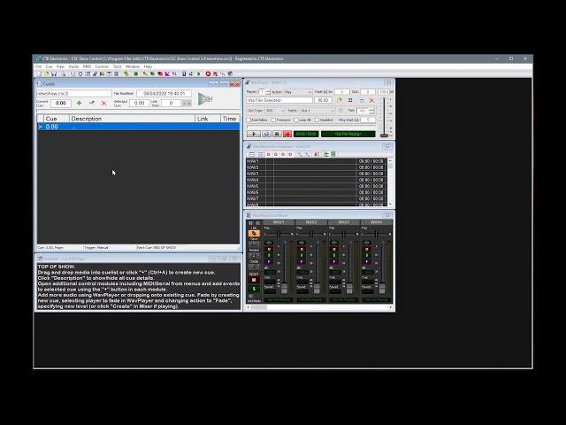 CSC Show Control Overview Tutorial Series - 01 Introduction