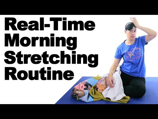 Real Time Morning Stretch Routine - Ask Doctor Jo