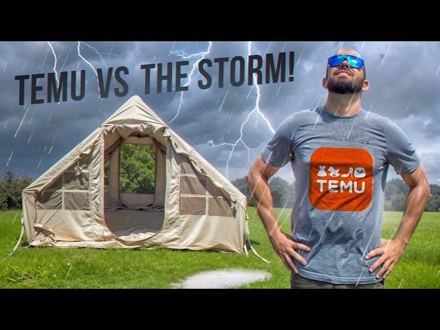 Temu Camping in a Thunderstorm! 30+ Items Reviewed!