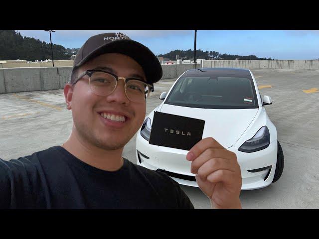 SURPRISING BEST FRIENDS WITH MY DREAM CAR!! (TESLA)