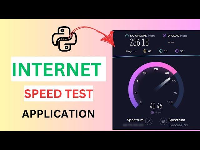 Python Internet Speed Test Tutorial 2024 (Fast & Easy)