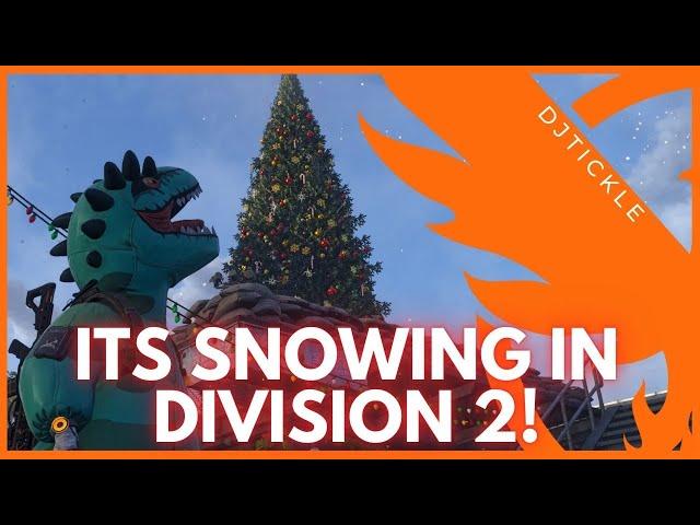 ITS SNOWING IN THE DIVISION 2!  #thedivision2