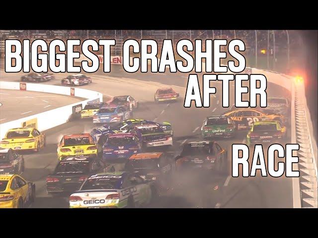 BIGGEST CRASHES AFTER RACE | BEST OF NASCAR