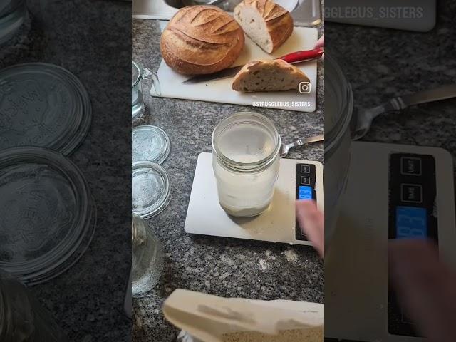 Finishing up the leaven.. Remember 80gm starter, 80gm water, 80 gm bread flour, stir well, cover..