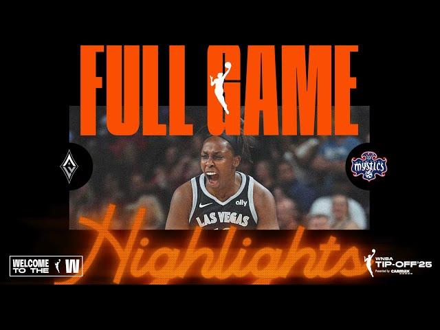 Washington Mystics vs. Las Vegas Aces | FULL GAME HIGHLIGHTS | May 23, 2025