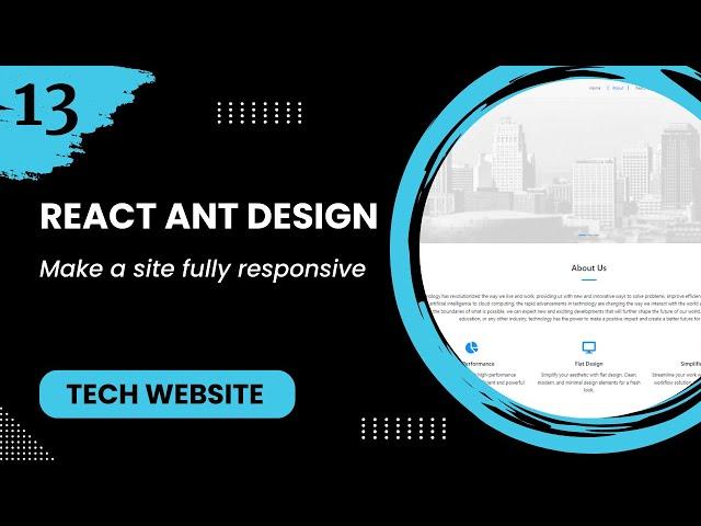 React JS #13 - Make a site fully responsive