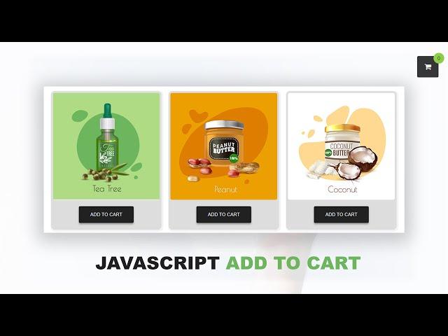 JavaScript Shopping Cart Tutorial for Beginners | Add To Cart