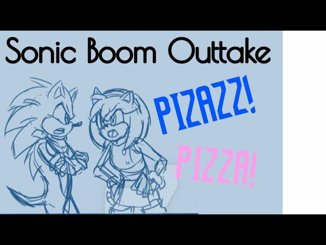 Sonic Boom Outtake Pizazz! Pizza! | sonamy comic