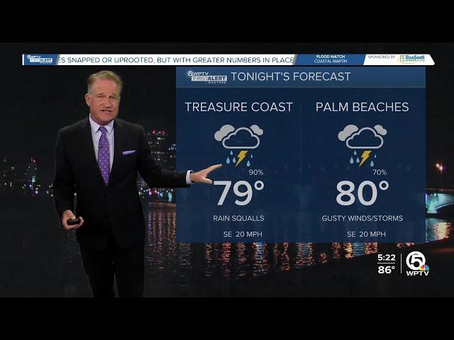 WPTV First Alert Weather Forecast for Afternoon of Wednesday, Sept. 25, 2024