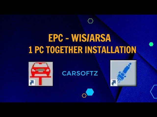 Installation Mercedes EPC WIS/ARSA 2024 One PC Together