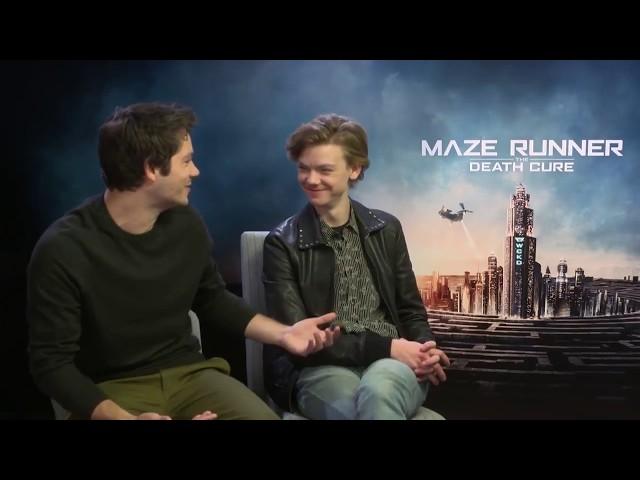 Dylan O'Brien, Thomas Sangster, Kaya Scodelario and Wes Ball | The Random Facts Edition (rus. sub)