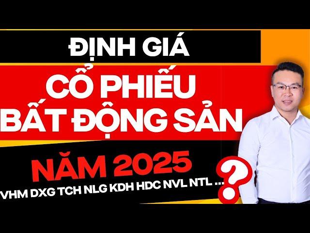 ĐỊNH GIÁ CỔ PHIẾU BẤT ĐỘNG SẢN ?? ( VHM NLG DXG TCH DIG NVL KDH ..) | ĐẦU TƯ CHỨNG KHOÁN