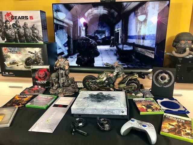 Unboxing Xbox One X Gears 5 Limited Edition PL