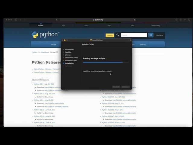 Installing Python on a Mac