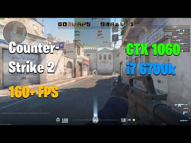 GTX 1060 & i7 6700k - Counter Strike 2 | CS2 Competitive Settings(low)