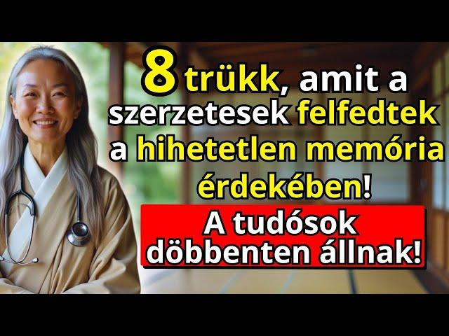 Felfedve: 8 tipp, hogy mindent megjegyezz – Buddhista gyógyító bölcsesség!