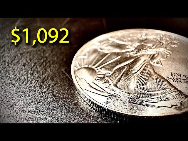 $1,092 Silver to Dollar Ratio  Silver to Set a NEW RECORD?