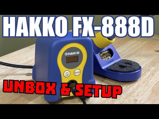 Hakko FX-888D Solder Station Unboxing and Parameter/Preset Temperature Setup