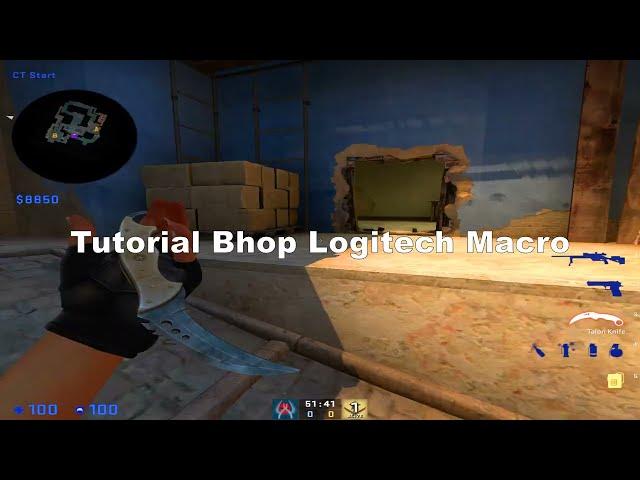 Csgo bunny hop, Logitech Macro!!!!