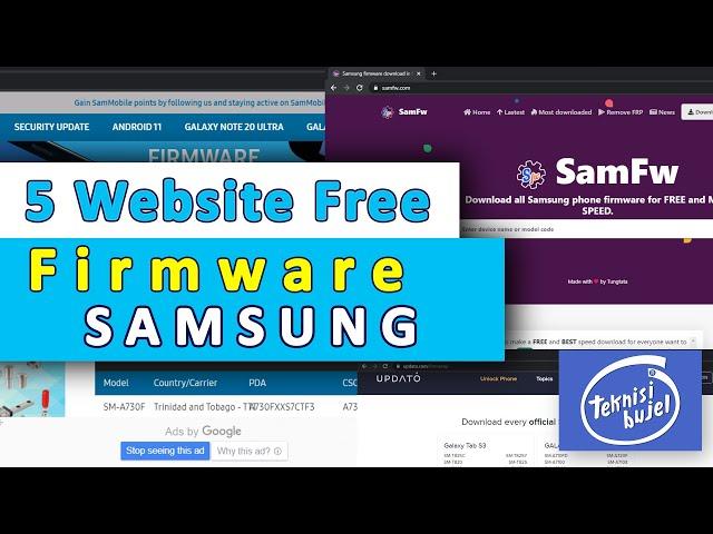 5 Website Download Firmware Samsung LENGKAP #Teknisibujel #Firmware #Samsung