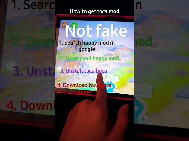 how to get mod in toca boca (not fake) #tocaboca #mods