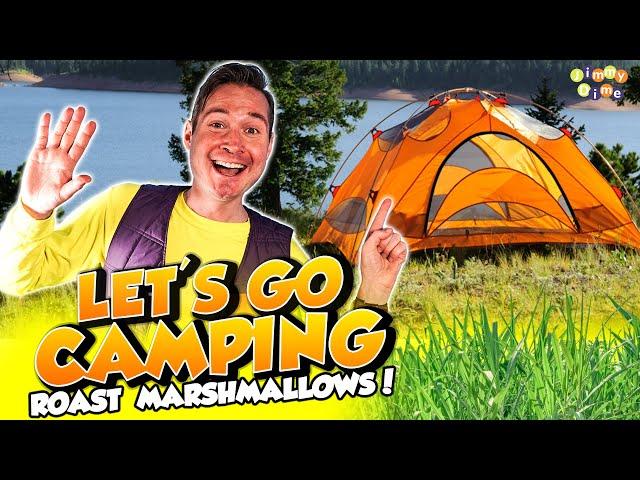 Let’s Go Camping!!!  Learn about Camping with Jimmy Dime Time [ a Tent Tour ]