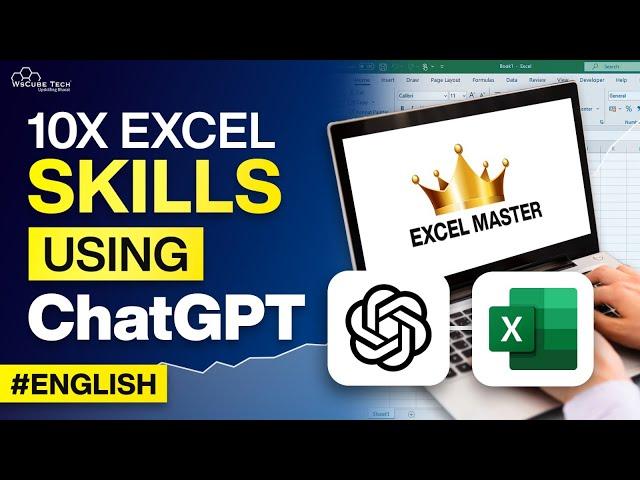 How to Use MS Excel using ChatGPT in 2024? (10x Productivity) | English