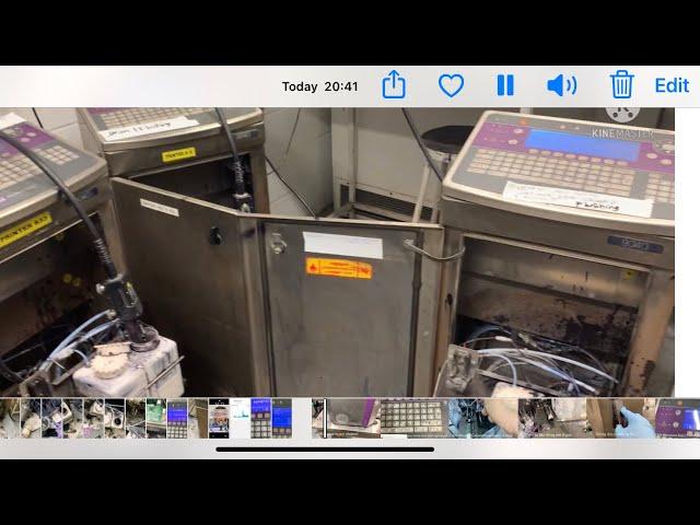 How to service Markem imaje inkjet printer 9040, fix EHT fault, replace cannon G head. (part two)