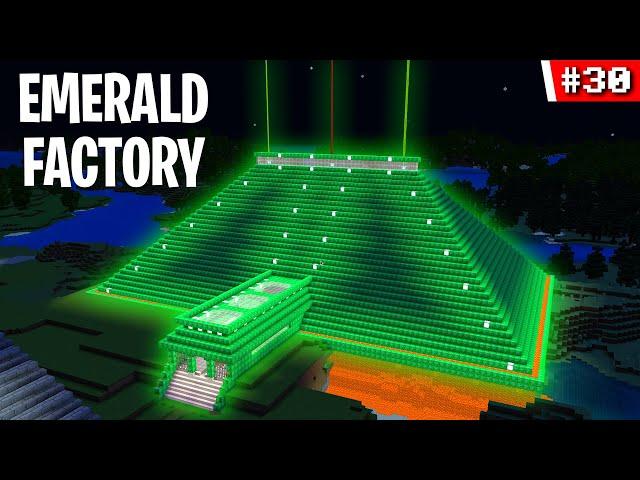 I Built a EMERALD FACTORY in Minecraft SURVIVAL #30