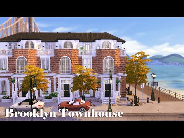 Brooklyn Townhouse  | The Sims 4 build | NO CC | Stop Motion