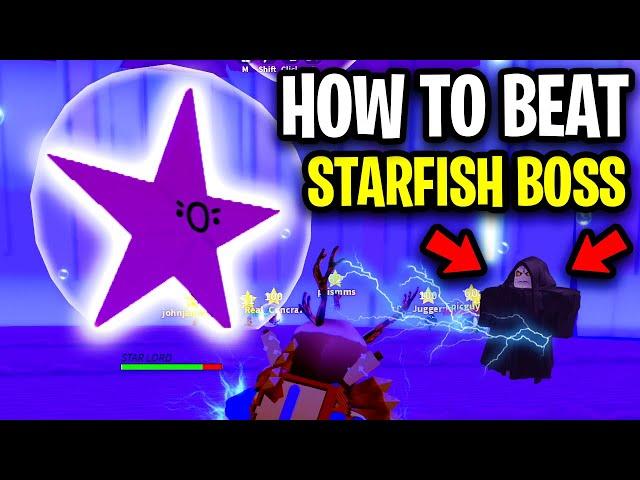 [How To] BEAT THE STARFISH BOSS EASY! (Star Lord Boss) | Cyber Truck | Roblox Mad City New Update