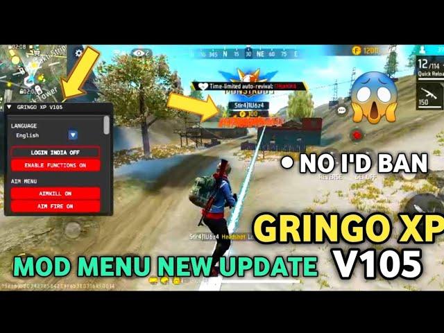 GRINGO XP V105 HACK | OB47 FF NEW HACK | FREE FIRE MOD MENU | GRINGO XP | FF HACK