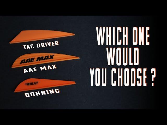 Which Arrow Vane is BEST? Comparing the MOST POPULAR vanes on the MARKET! [ AAE, Bohning, TAC ]